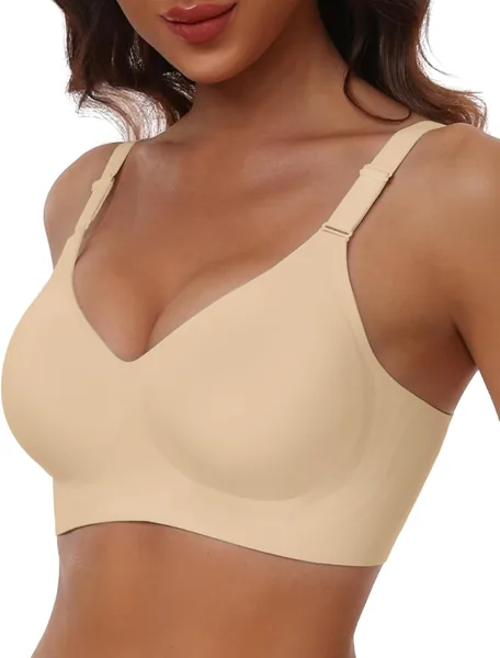 HORISUN Womens Ultimate Wireless Bra Full Coverage Bra AED 36.80