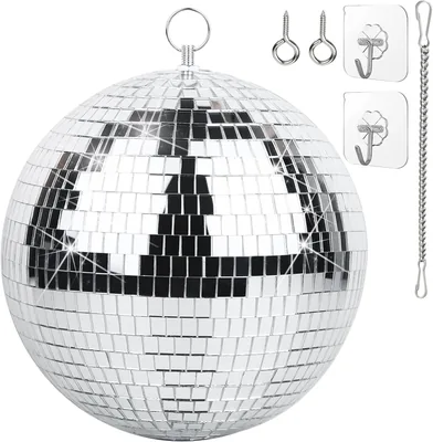 Spiegel Disco Ball 20 cm Spiegelkugel für Party DJ Club