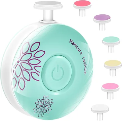 Blendura 6 en 1 Pinceau Électrique pour Ongles pour Bébés de Tous Ages, Vert - Meilleure Offre