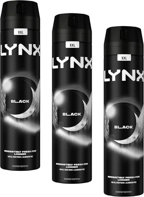 Lynx XXL Black 48h Odour-Busting Deodorant (Pack of 3) Best Deal