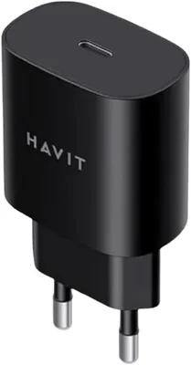 شاحن Havit UC25 عالي السرعة 25W بتقنية GaN - حماية من الجهد الزائد والحرارة - 26% تخفيض