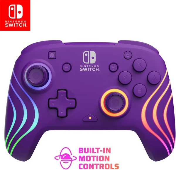 PDP Gaming Afterglow Wave Wireless Nintendo Switch Pro Controller