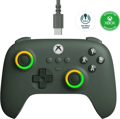 Controle 8Bitdo Ultimate C com Encaixe Hall e Luzes RGB - Xbox Series X|S, Xbox One, Windows 10/11 - Desconto de 14%