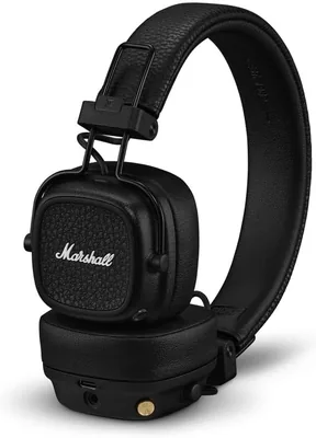 Casques Bluetooth Marshall Major V - 100 heures d'autonomie - Noir - 44% de réduction