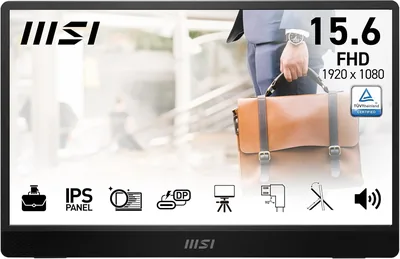 MSI Pro MP161 E2U 15.6" Portable Monitor