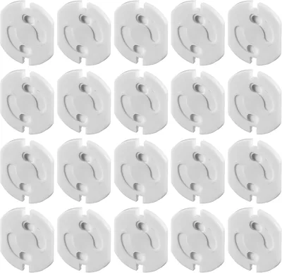 Offgridtec 20x barns fussocken med säk 2-vägs rotationsmekaniska sockskover, stark fickad, förhindrar accidenter och elektriska bränningar