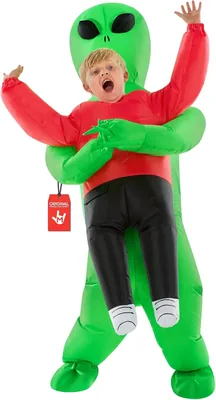 Morph Alien Costume Kids - Red Inflatable