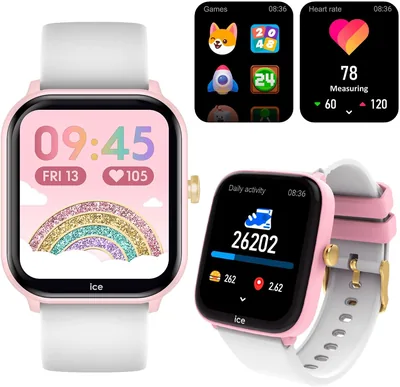 Ice-Watch - ICE smart junior 2.0 - Montres intelligentes pour enfants avec bracelet en silicone (1,75 pouces)