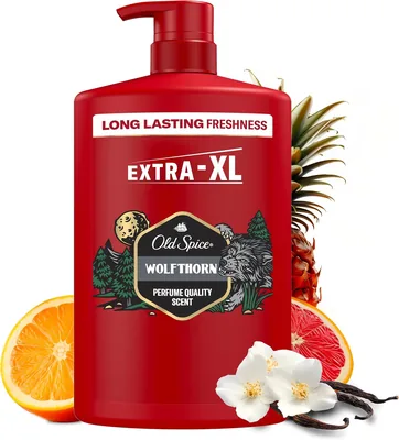 Old Spice Wolfthorn Żel pod prysznic i szampon dla mężczyzn 1000ml, uniwersalna formuła 3 w 1, najlepsza oferta