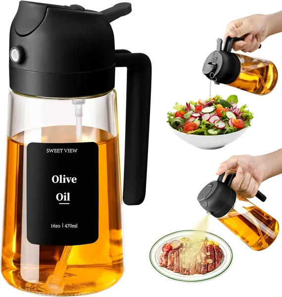 SWEET VIEW 470 ml 2 in 1 Oil Dispenser and Oil Sprayer