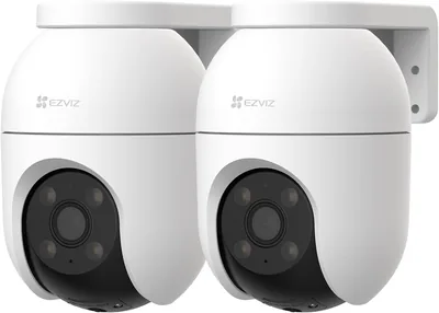 EZVIZ 2x Cámaras de Seguridad Exterior WiFi 360°, 1080p, Visión Nocturna en Color, Detección de Personas AI, Seguimiento Automático - 17% de Descuento