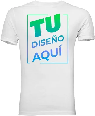 T SHIRT STUDIO MX Camiseta Personalizada Impresión Frente Algodón Cuello Redondo Hombre o Mujer