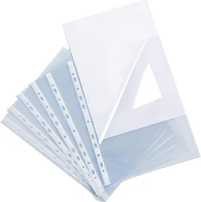 ECVV 100PCS Clear Plastic A4 File Folders - Best Deal