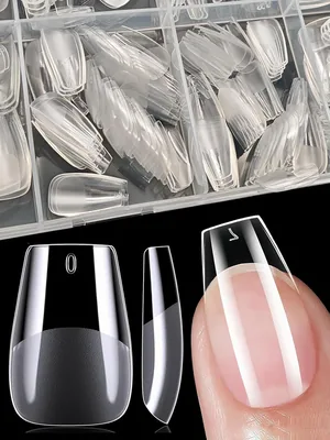 Capsules de faux ongles XIAOHEBAN 600 - Pose courte pour débutantes