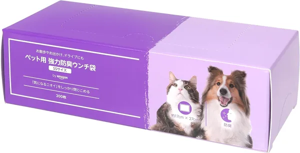 By Amazon Poop Bags for Pets Strong Odor Resistant SS Size 200 Count