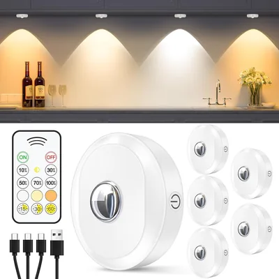 Willed Puck Lights Remote Control 3 Colors Best Deal