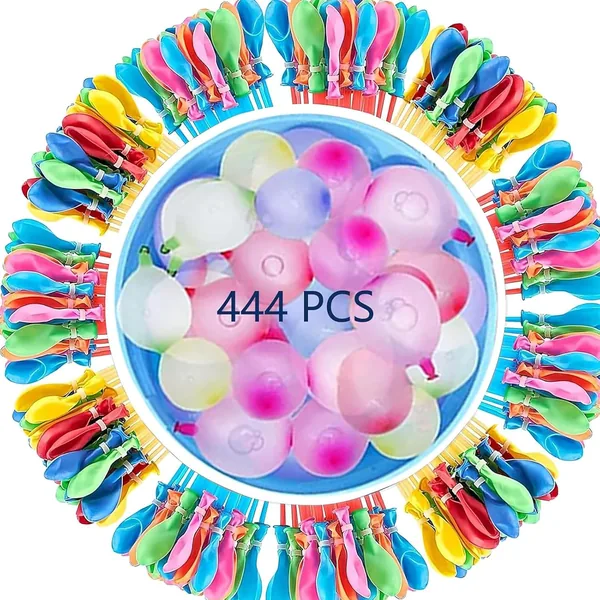 444 Stukken Waterbommen Zelfsluitend 60 Seconden Snel Vulbare Waterbommen Ballonjes Zelfsluitend Zonder Knots Kleurrijk Gemengd