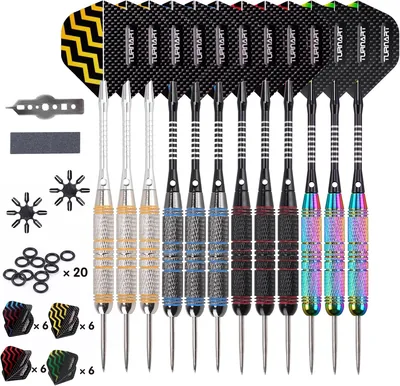 Darts Metal Tip - 12 stk 24g Profent Steel Darts Set