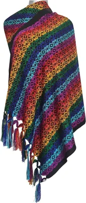 Xadani Lula, Rebozo de Estambre Chal Mexicano 100% Artesanal. Medidas: 190 cm largo x 65 cm ancho. (Manta Mexicana Artesanal) Mejor Oferta