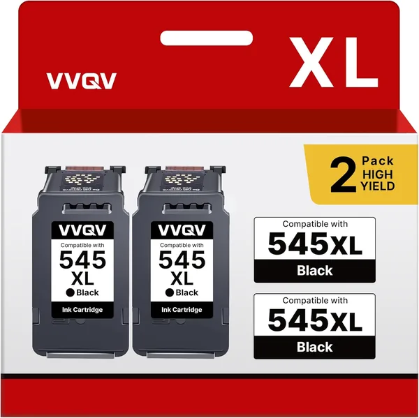 VVQV PG 545 XL Schwarz für Canon Druckerpatronen 545