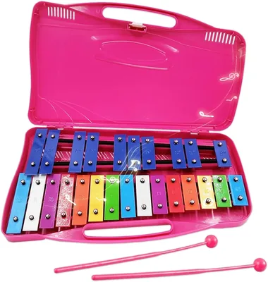 Xilófono para Niños NOONSIAL, 25 Notas, Instrumento de Percusión Juguete