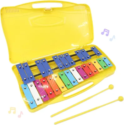 Xilófono para Niños, Xilófono Infantil de 25 Notas, Instrumentos de Percusión de Juguete