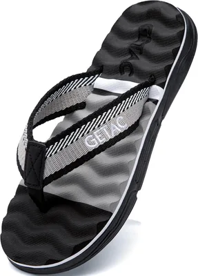 Getac CHANCLAS HOMBRE Sandalias EVA Flip Flop Suela Antiderrapante con Diseño Pata de Gallo Trenzado de Mezcla, Mejor Oferta