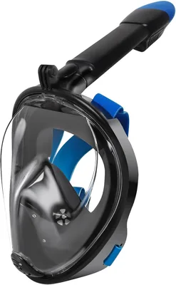 Maschera da Sub Jsdoin Full Face, Vista Panoramica 180°, Design Anti-fog Pieghevole per Adulti e Bambini