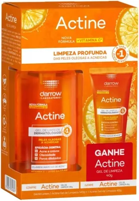 Gel de Limpeza Facial Actine 140g + 40g - 20% Off