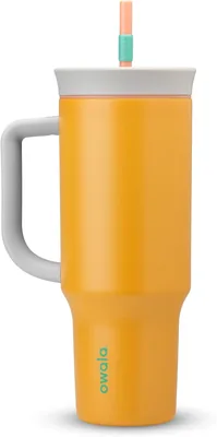 Owala Stainless Steel Travel Tumbler, Insulated & Spill-Resistant