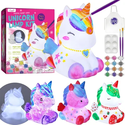 Unicorn Lamp Painting Kit for Kids - 14% Off