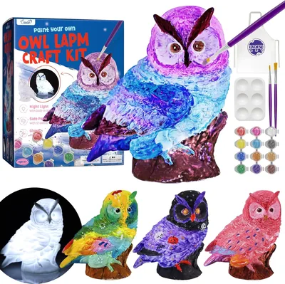 Owl Lamp Painting Kit for Kids - 51% Off