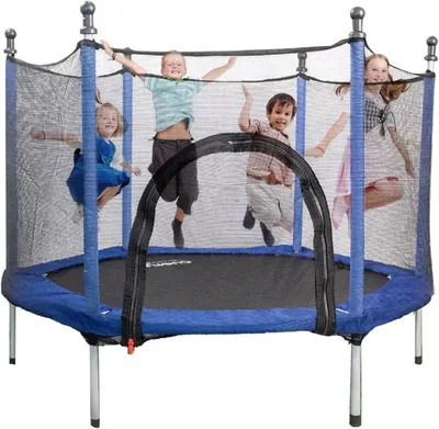 Trampolín para Niños con Red de Seguridad | Brincolín para Fiestas