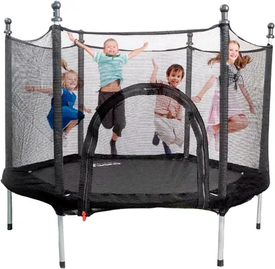 Trampolín para Niños con Red de Seguridad | Brincolín Infantil para Fiestas