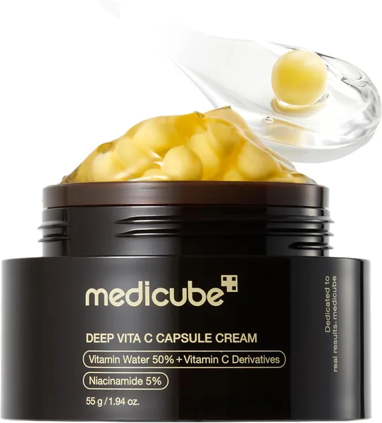 Medicube Crema Idratante Per Il Viso Deep Vitamin C Golden Capsule