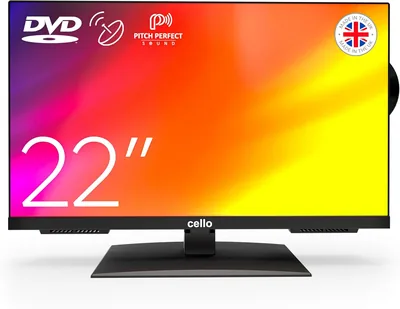 Cello C2224F 22 inch Full HD Frameless TV Built in DVD Freeview HD Built in Satellite Pitch Perfect 