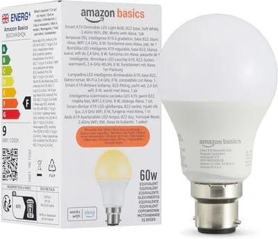 Basics Smart Dimmable LED Bulb B22 Soft White 8W
