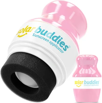Solar Buddies Solvärmeapplikator - Rosa (Full) - Refyllbar rull-on med spons för solvärme och lodd for barn, vuxna & familien