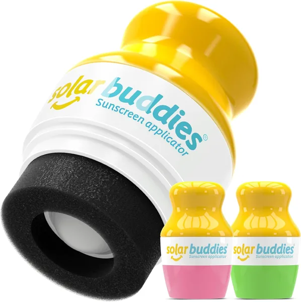 Solar Buddies Sun Cream Applicator - Green & Pink