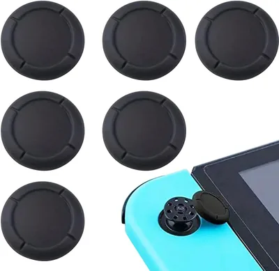 6 Joystick Caps voor Nintendo Switch/Lite/OLED, Silicone Thumb Grips voor Nintendo Switch