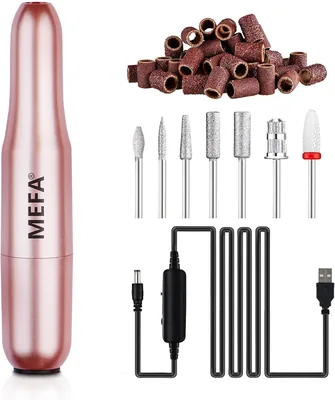 MEFA Nagelsnijder Set 13 Delen Manicure Set Elektrisch 20.000 rpm Manicure/Pedicure Set Elektrisch 13-in-1 Gel Nagelborstel