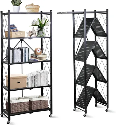 SKY-TOUCH Foldable 5-Tier Storage Shelves - Save 10%
