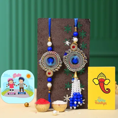 CraftVatika चुंबकीय राखी उपहार भाई-भाभी के लिए, 65% ऑफ़