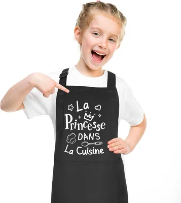 Tablier de Cuisine Imperméable pour Enfants Halinuia | Réglable avec Poche, Tabliers pour le Jardin