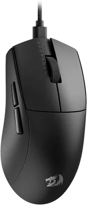 Mouse Gamer Redragon K1ng 1K Preto PAW3327 - Cabo USB Tipo-C Removível, 12400 DPI, M724 - Melhor Oferta