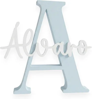 MPZONLINE Personalizado Carta Nombre Decorativo, Mesas Dulces, Decoración de Comunión, Decoración de Habitación, Signo ID