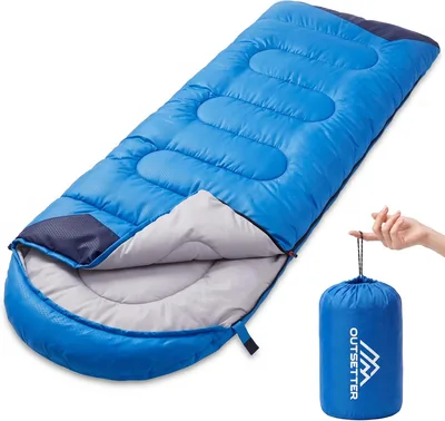 3 Season Sleeping Bag - Lightweight Waterproof Camping