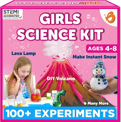 Butterfly EduFields 100+ Science Kit for Girls Age 6-7