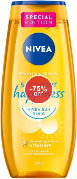 NIVEA Sommerglück Duschgel 250 ml | 75% Rabatt