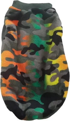Sueter Artesanal para Perro Chico a Mediano Estampado. Hecho en México por Happy Fashion Pet (verde camuflaje, Talla 6) Mejor Precio